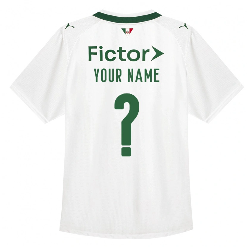 Danxen Herren Ihren Namen #0 Grün Weiß Auswärtstrikot Trikot 2026/27 T-Shirt