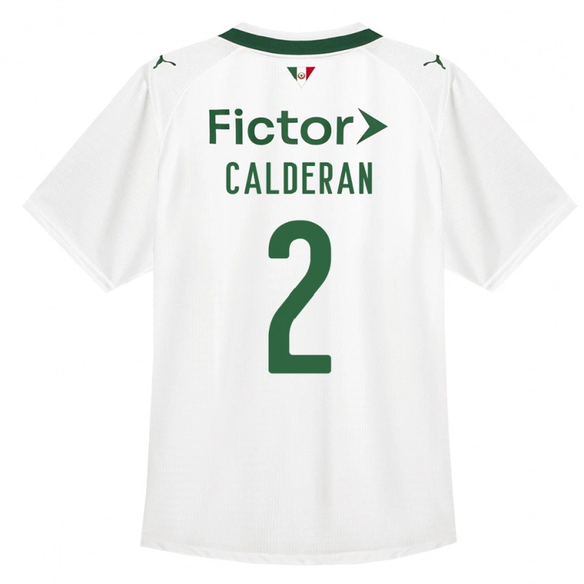 Danxen Herren Bruna Calderan #2 Grün Weiß Auswärtstrikot Trikot 2026/27 T-Shirt