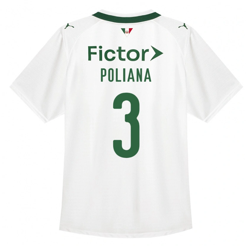 Danxen Herren Poliana #3 Grün Weiß Auswärtstrikot Trikot 2026/27 T-Shirt