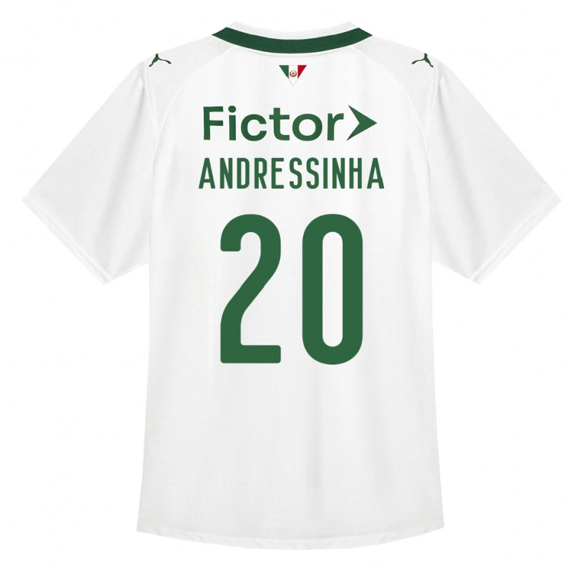 Danxen Herren Andressinha #20 Grün Weiß Auswärtstrikot Trikot 2026/27 T-Shirt