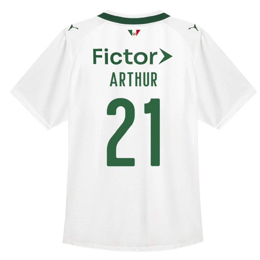 Danxen Herren Luis Arthur #21 Grün Weiß Auswärtstrikot Trikot 2026/27 T-Shirt