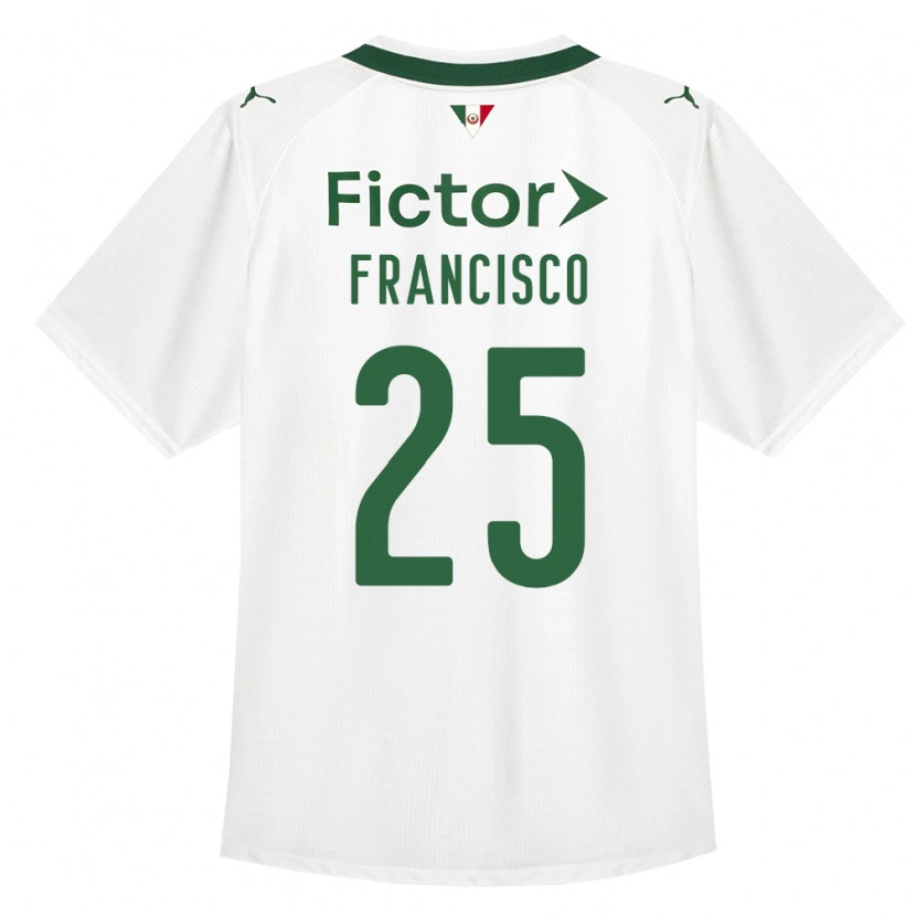 Danxen Herren Juan Francisco #25 Grün Weiß Auswärtstrikot Trikot 2026/27 T-Shirt