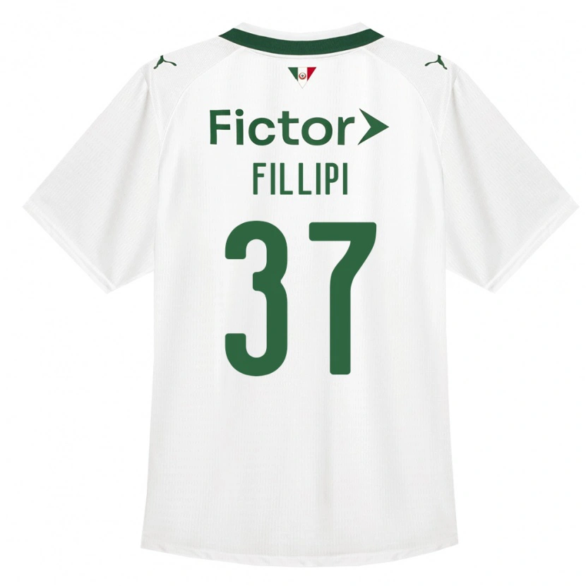 Danxen Herren Riquelme Fillipi #37 Grün Weiß Auswärtstrikot Trikot 2026/27 T-Shirt