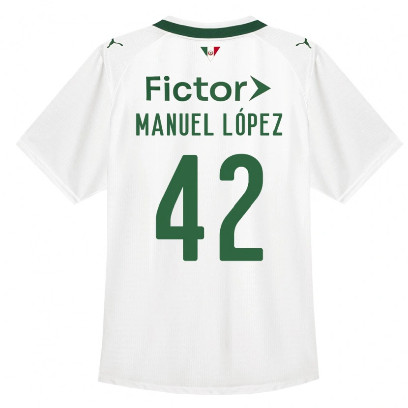 Danxen Herren José Manuel López #42 Grün Weiß Auswärtstrikot Trikot 2026/27 T-Shirt
