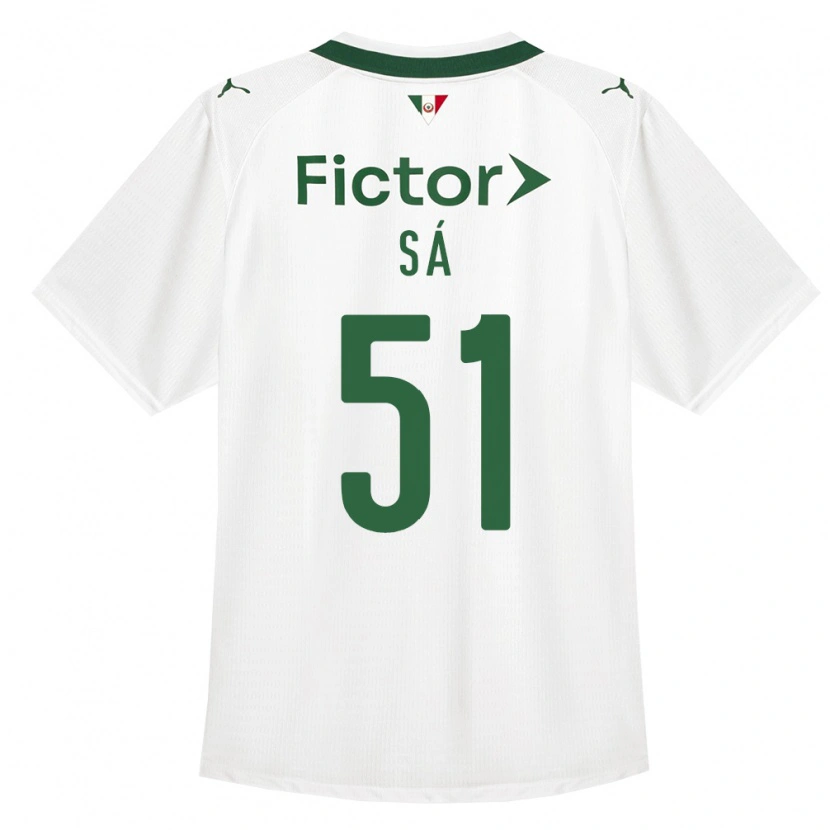 Danxen Herren Luiz Sá #51 Grün Weiß Auswärtstrikot Trikot 2026/27 T-Shirt