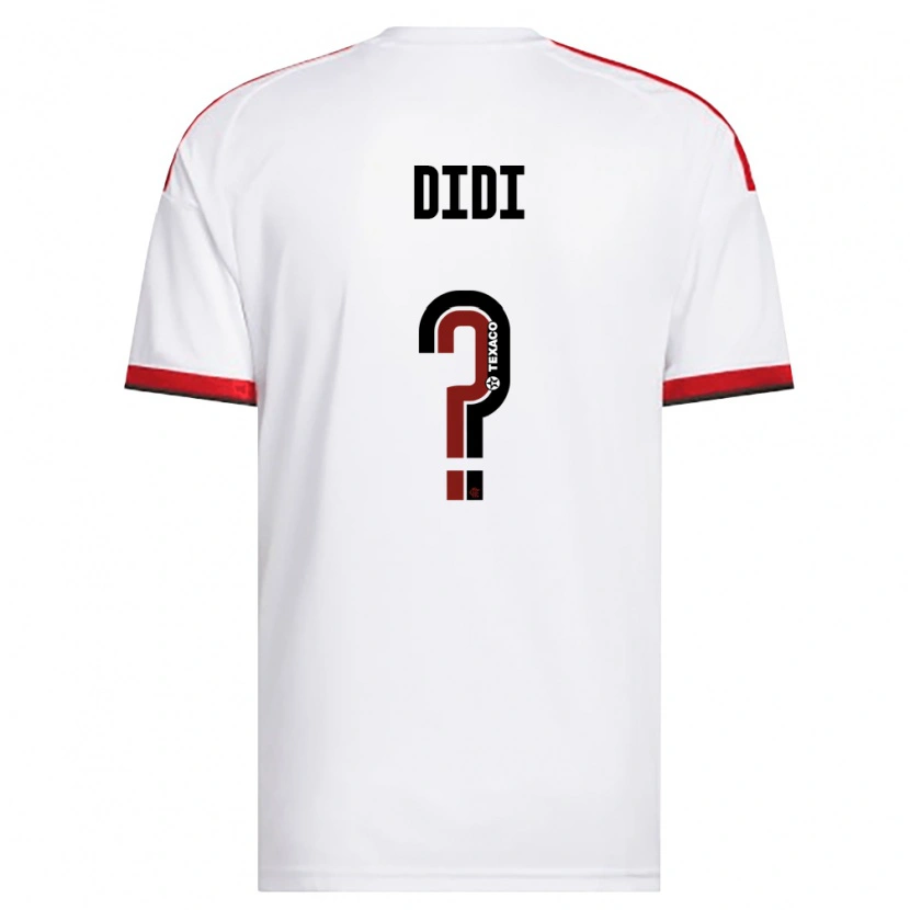 Danxen Herren Edijefferson Monteiro De Oliveira #0 Weiß Rot Schwarz Auswärtstrikot Trikot 2026/27 T-Shirt
