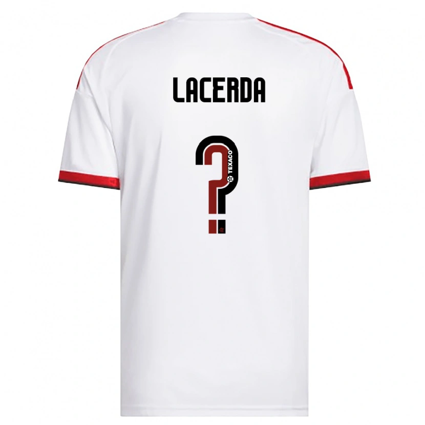 Danxen Herren Thalita Lacerda #0 Weiß Rot Schwarz Auswärtstrikot Trikot 2026/27 T-Shirt