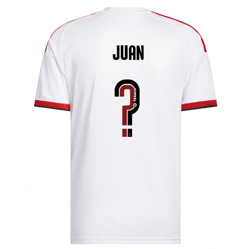 Danxen Herren Wesley Juan #0 Weiß Rot Schwarz Auswärtstrikot Trikot 2026/27 T-Shirt