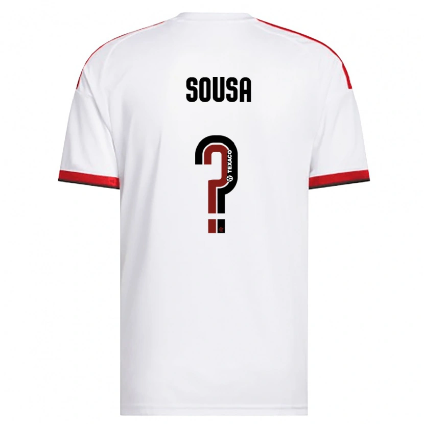 Danxen Herren Guilherme Sousa #0 Weiß Rot Schwarz Auswärtstrikot Trikot 2026/27 T-Shirt