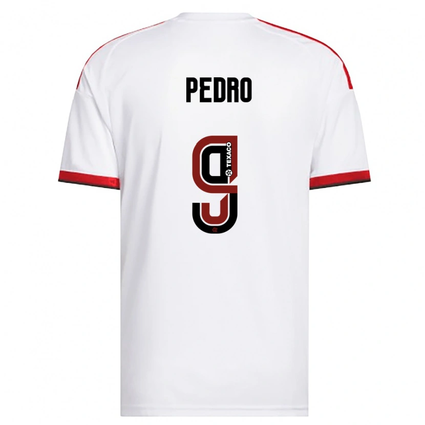 Danxen Herren Pedro Guilherme Abreu Dos Santos #9 Weiß Rot Schwarz Auswärtstrikot Trikot 2026/27 T-Shirt