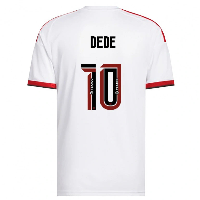 Danxen Herren Andressa Dede #10 Weiß Rot Schwarz Auswärtstrikot Trikot 2026/27 T-Shirt