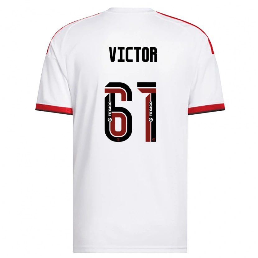 Danxen Herren João Souza #61 Weiß Rot Schwarz Auswärtstrikot Trikot 2026/27 T-Shirt