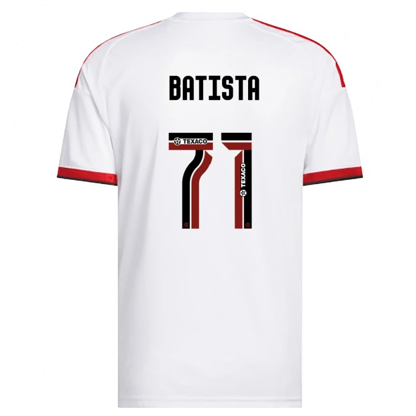 Danxen Herren Pedro Batista #71 Weiß Rot Schwarz Auswärtstrikot Trikot 2026/27 T-Shirt