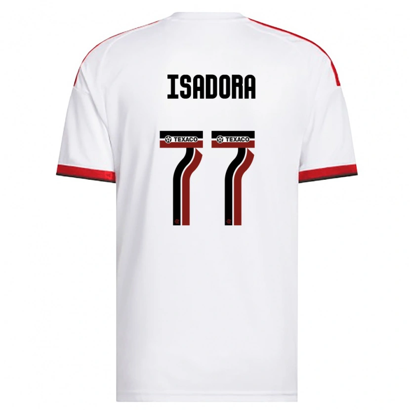 Danxen Herren Isadora #77 Weiß Rot Schwarz Auswärtstrikot Trikot 2026/27 T-Shirt