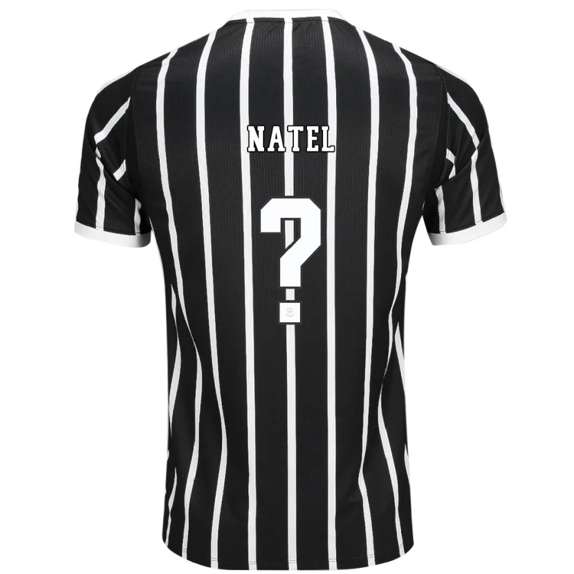 Danxen Herren Leo Natel #0 Schwarz Weiß Rot Auswärtstrikot Trikot 2026/27 T-Shirt