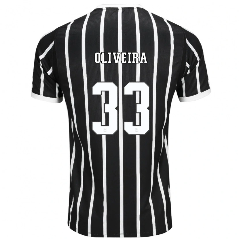 Danxen Herren Ruan Oliveira #33 Schwarz Weiß Rot Auswärtstrikot Trikot 2026/27 T-Shirt