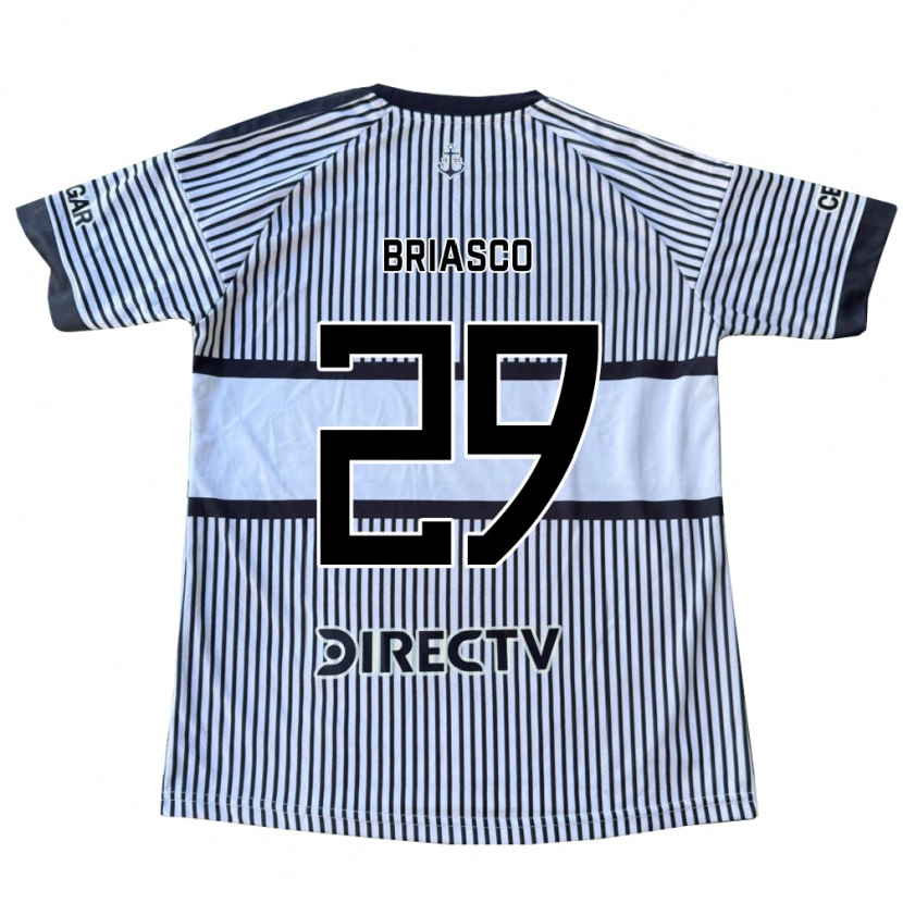 Danxen Herren Norberto Briasco #29 Weiß Schwarz Gelb Auswärtstrikot Trikot 2026/27 T-Shirt