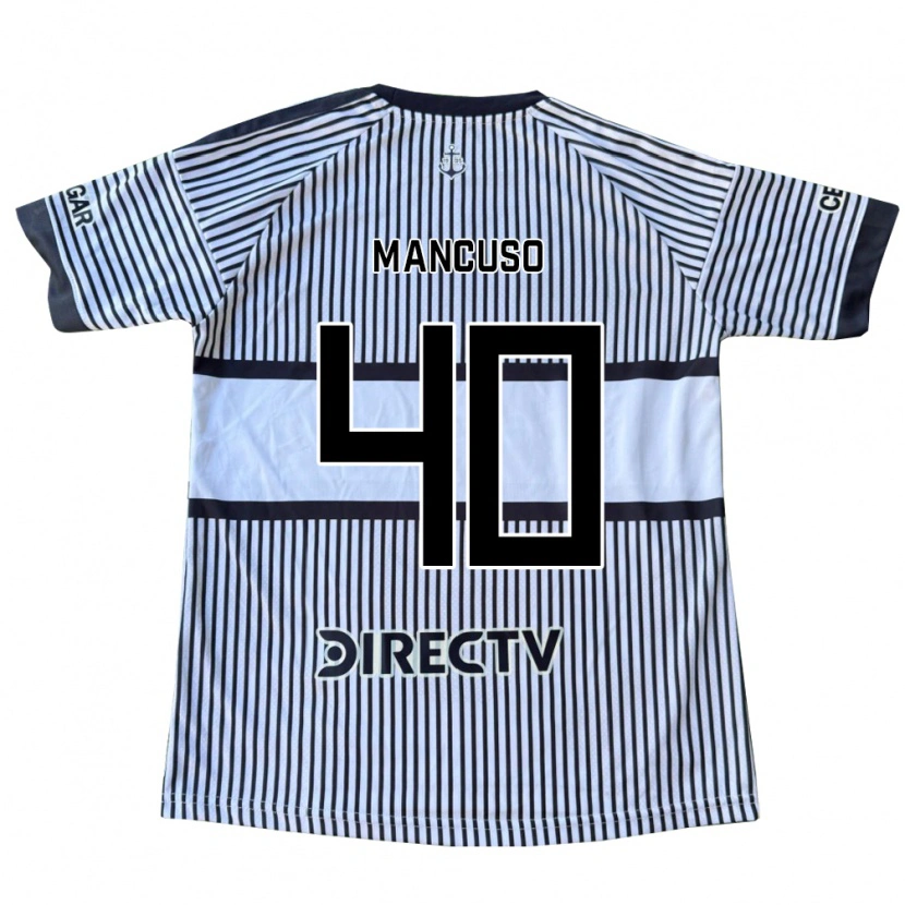 Danxen Herren Eros Mancuso #40 Weiß Schwarz Gelb Auswärtstrikot Trikot 2026/27 T-Shirt