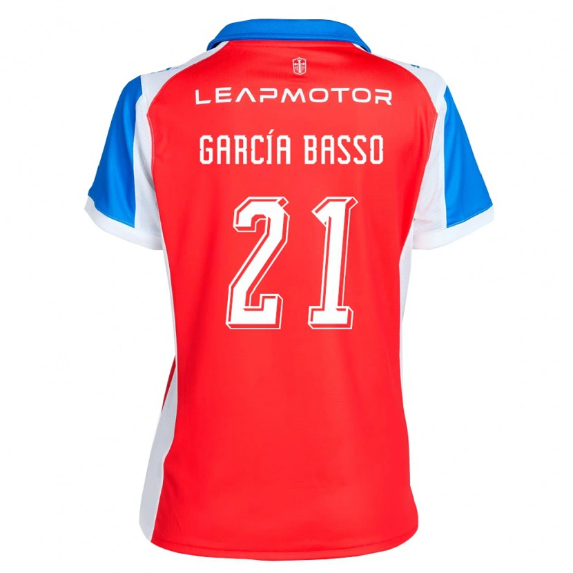 Danxen Herren Agustín García Basso #21 Rot Blau Auswärtstrikot Trikot 2026/27 T-Shirt