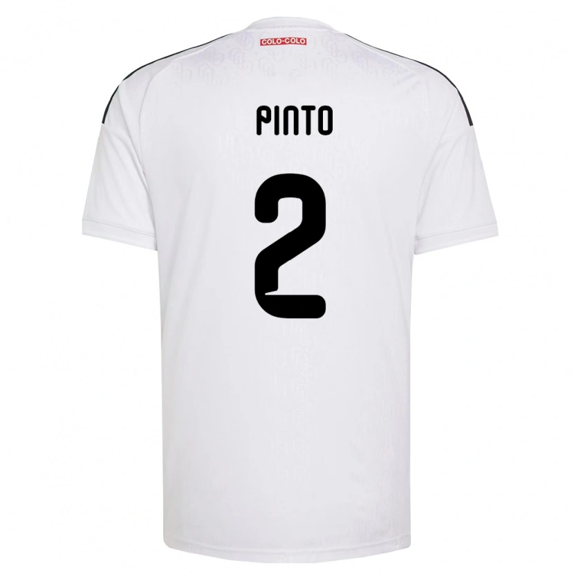 Danxen Damen Matías Pinto #2 Weiß Schwarz Heimtrikot Trikot 2026/27 T-Shirt