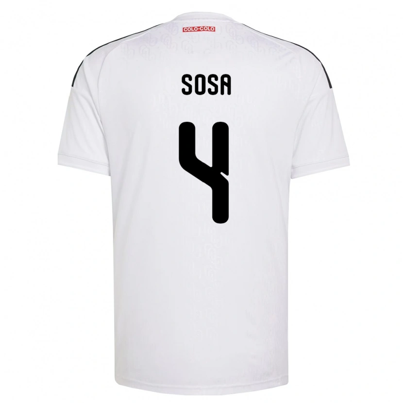 Danxen Damen Joaquín Sosa #4 Weiß Schwarz Heimtrikot Trikot 2026/27 T-Shirt