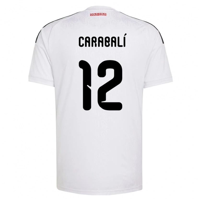 Danxen Damen Omar Carabalí #12 Weiß Schwarz Heimtrikot Trikot 2026/27 T-Shirt