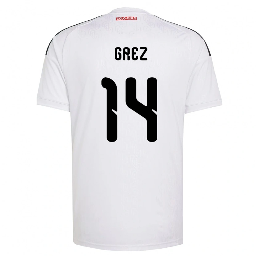 Danxen Damen Javiera Grez #14 Weiß Schwarz Heimtrikot Trikot 2026/27 T-Shirt