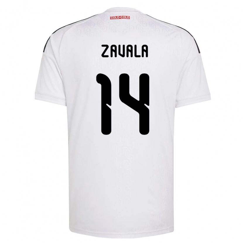 Danxen Damen Cristián Zavala #14 Weiß Schwarz Heimtrikot Trikot 2026/27 T-Shirt