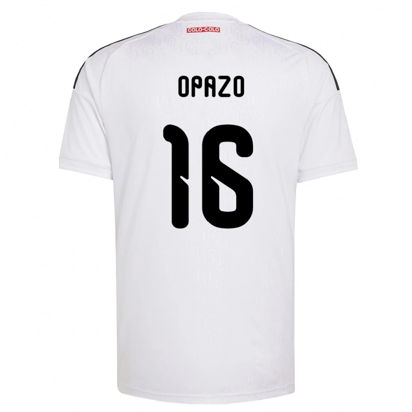 Danxen Damen Óscar Opazo #16 Weiß Schwarz Heimtrikot Trikot 2026/27 T-Shirt