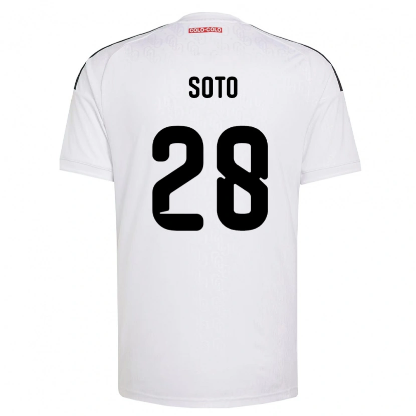 Danxen Damen Lucas Soto #28 Weiß Schwarz Heimtrikot Trikot 2026/27 T-Shirt