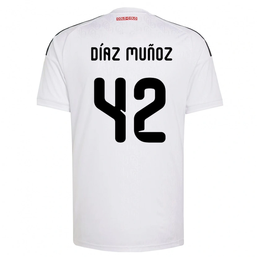 Danxen Damen Cristian Díaz Muñoz #42 Weiß Schwarz Heimtrikot Trikot 2026/27 T-Shirt