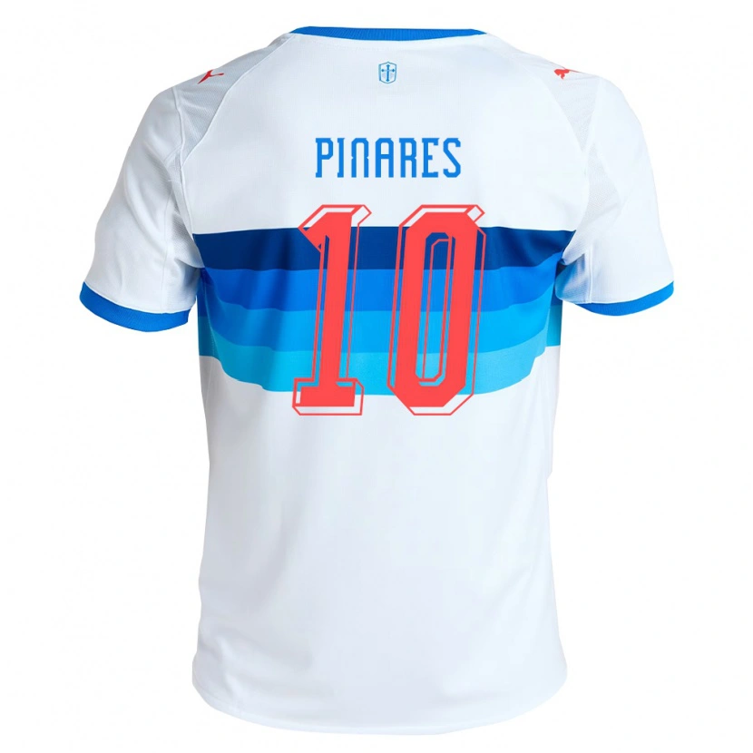 Danxen Damen Cesar Pinares #10 Weiß Himmelblau Heimtrikot Trikot 2026/27 T-Shirt
