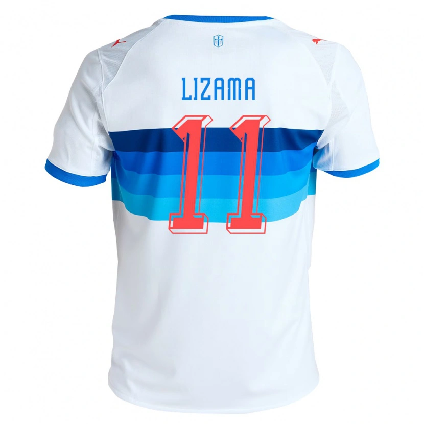 Danxen Damen Bayron Lizama #11 Weiß Himmelblau Heimtrikot Trikot 2026/27 T-Shirt