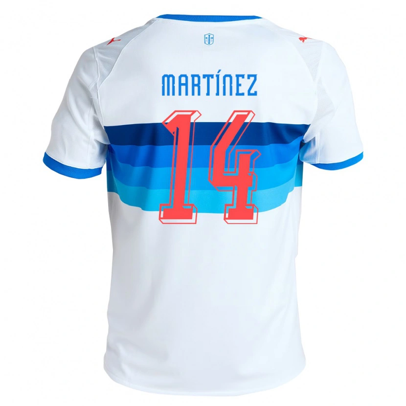 Danxen Damen Jimmy Martínez #14 Weiß Himmelblau Heimtrikot Trikot 2026/27 T-Shirt