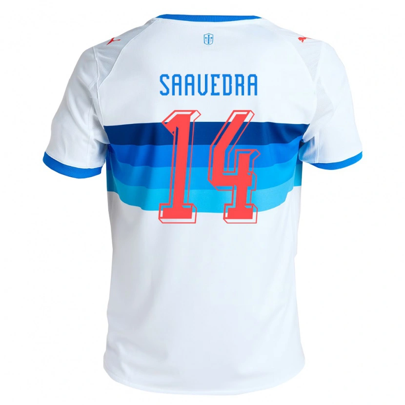 Danxen Damen Danilo Saavedra #14 Weiß Himmelblau Heimtrikot Trikot 2026/27 T-Shirt