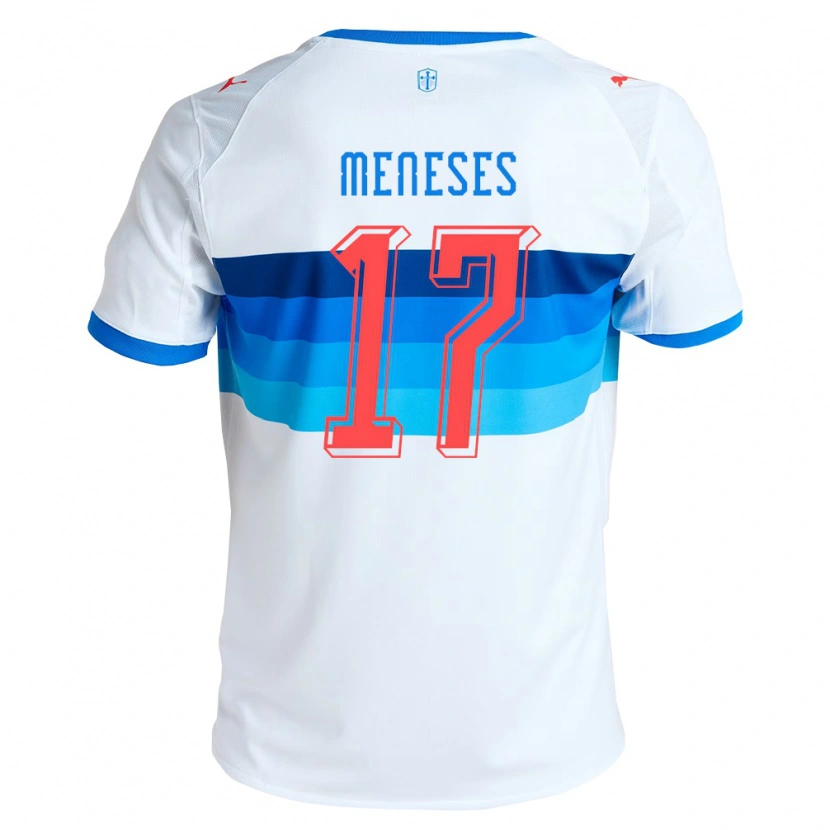 Danxen Damen Joaquín Meneses #17 Weiß Himmelblau Heimtrikot Trikot 2026/27 T-Shirt