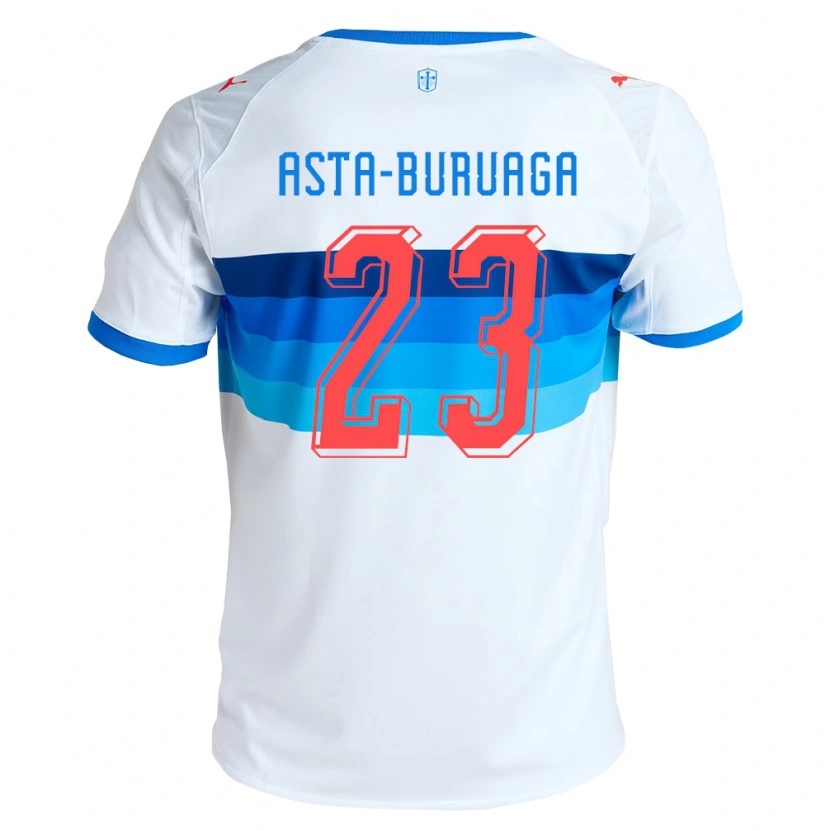 Danxen Damen Tomás Asta-Buruaga #23 Weiß Himmelblau Heimtrikot Trikot 2026/27 T-Shirt