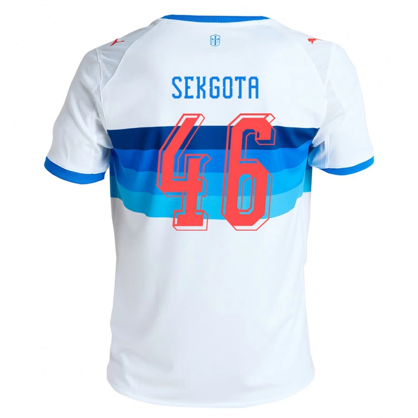 Danxen Damen Jeffrey Sekgota #46 Weiß Himmelblau Heimtrikot Trikot 2026/27 T-Shirt