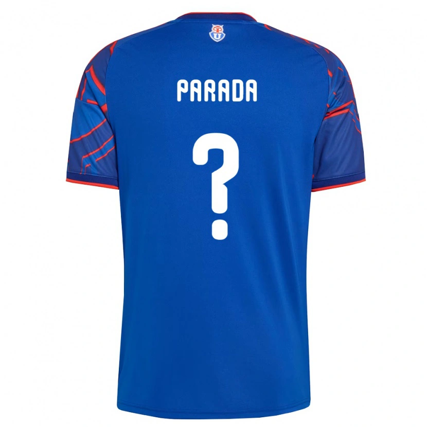 Danxen Damen Ignacio Parada #0 Königsblau Rot Heimtrikot Trikot 2026/27 T-Shirt