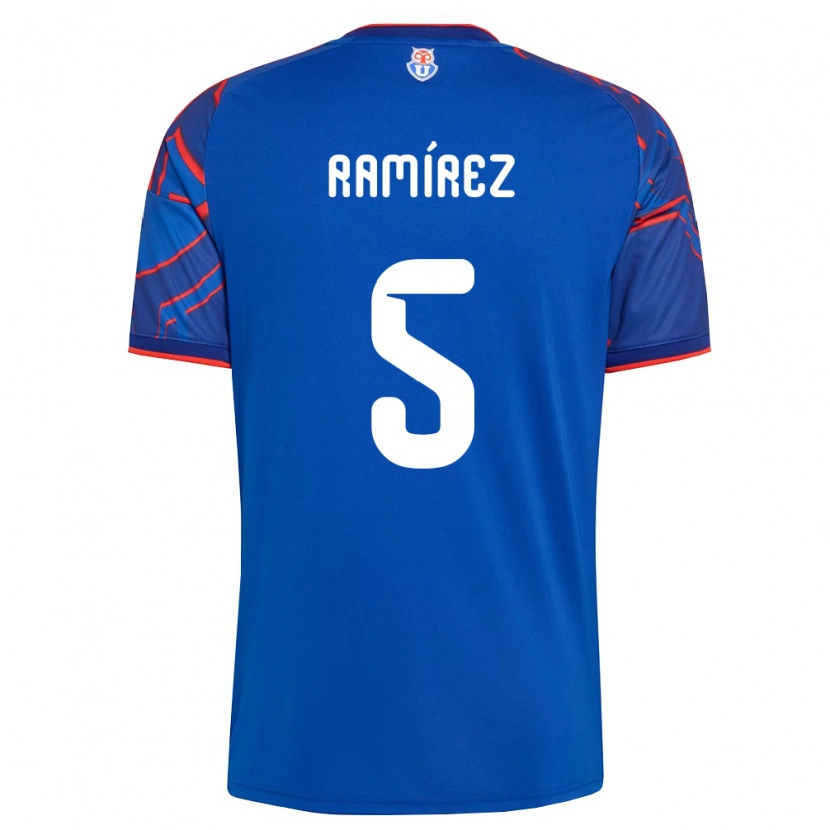Danxen Damen Nicolás Ramírez #5 Königsblau Rot Heimtrikot Trikot 2026/27 T-Shirt