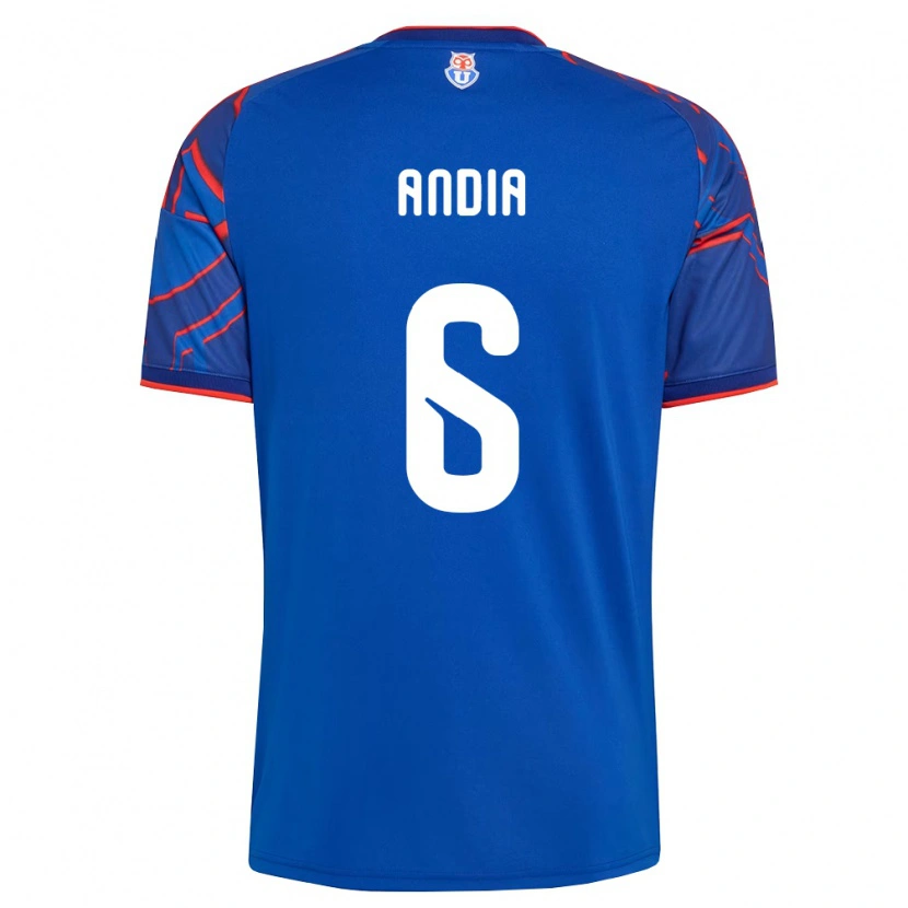 Danxen Damen Yonathan Andía #6 Königsblau Rot Heimtrikot Trikot 2026/27 T-Shirt