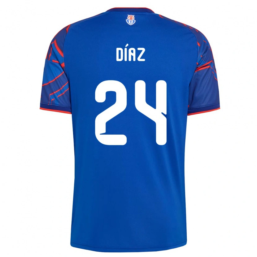 Danxen Damen Antonio Díaz #24 Königsblau Rot Heimtrikot Trikot 2026/27 T-Shirt