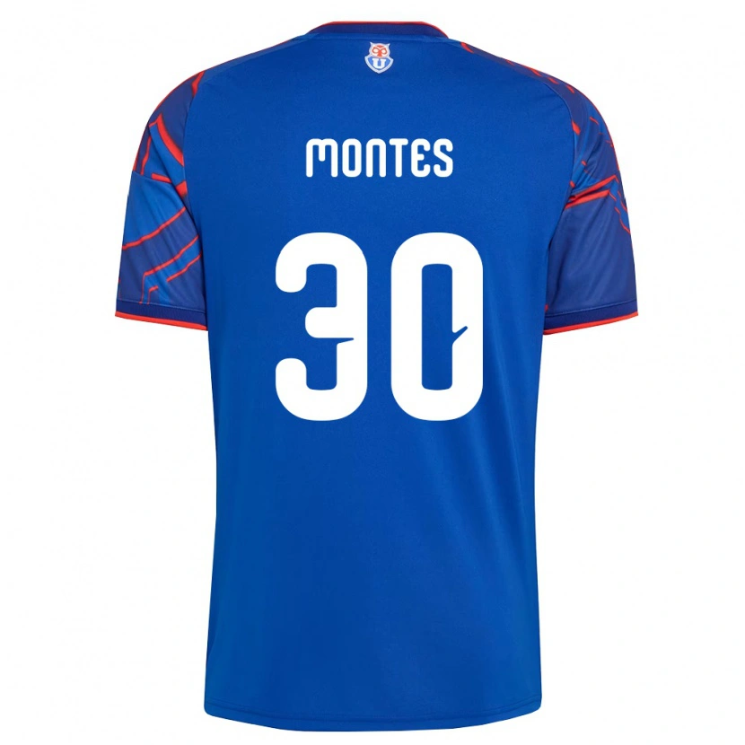 Danxen Damen Gonzalo Montes #30 Königsblau Rot Heimtrikot Trikot 2026/27 T-Shirt