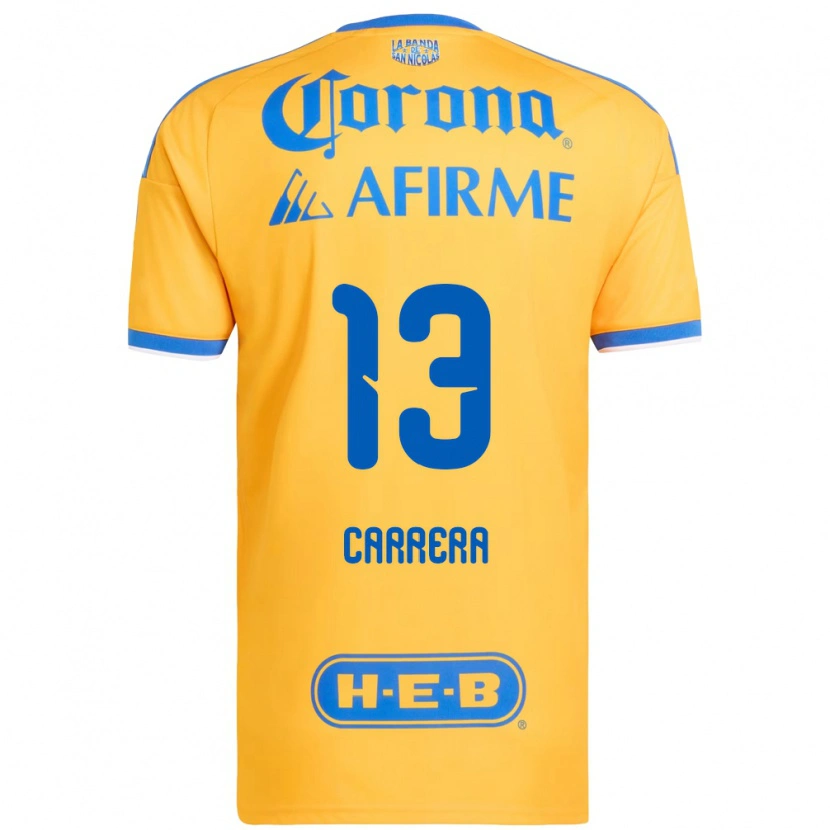 Danxen Damen Antonio Carrera #13 Gelb Blau Heimtrikot Trikot 2026/27 T-Shirt