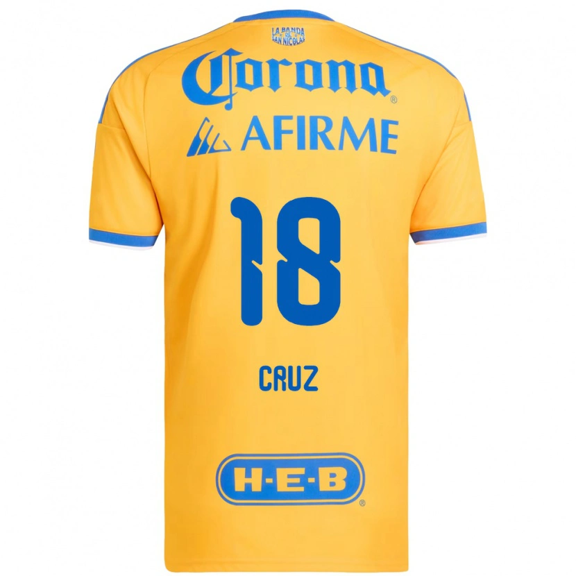 Danxen Damen Belen Cruz #18 Gelb Blau Heimtrikot Trikot 2026/27 T-Shirt
