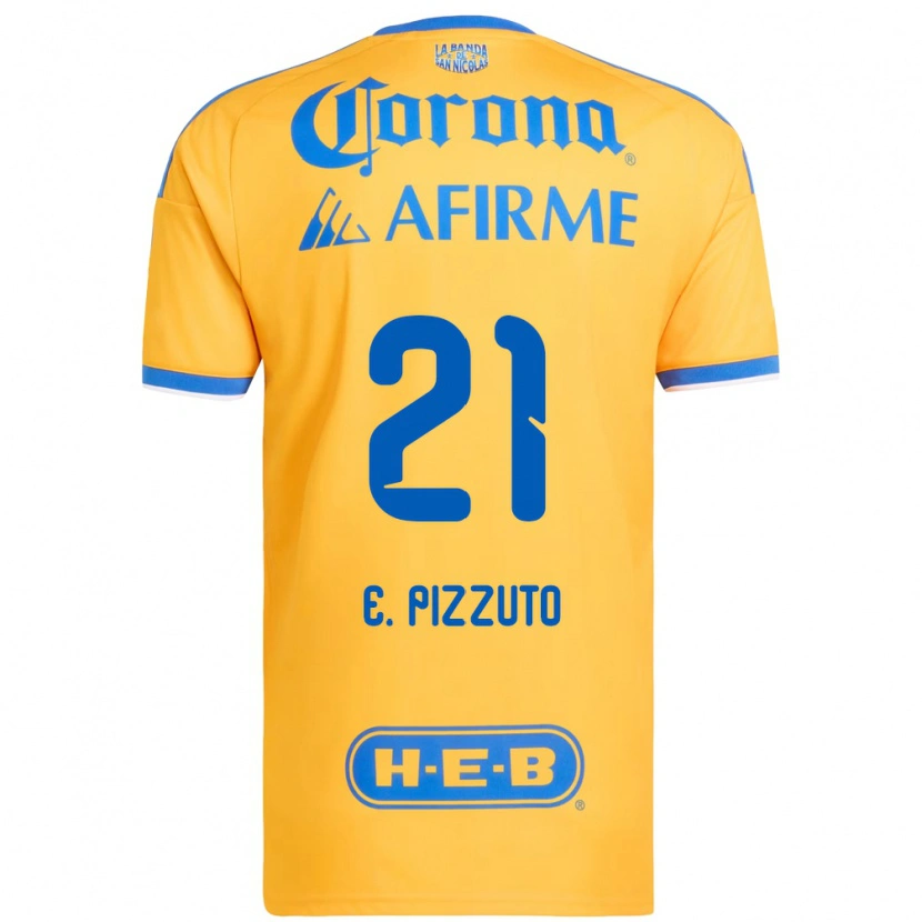 Danxen Damen Eugenio Pizzuto #21 Gelb Blau Heimtrikot Trikot 2026/27 T-Shirt