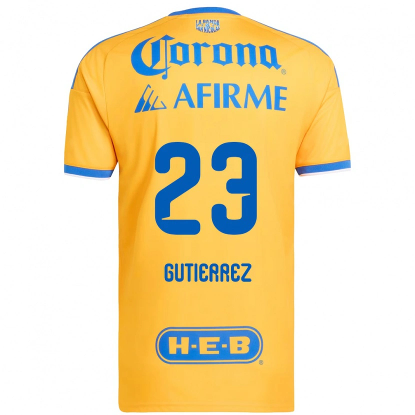 Danxen Damen Jana Gutierrez #23 Gelb Blau Heimtrikot Trikot 2026/27 T-Shirt