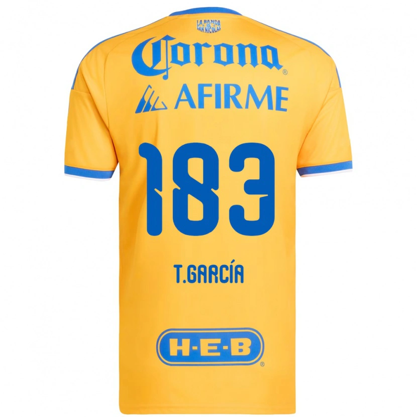 Danxen Damen Tomás García #183 Gelb Blau Heimtrikot Trikot 2026/27 T-Shirt