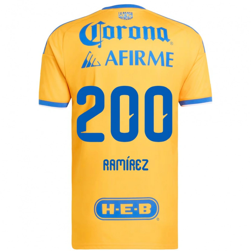 Danxen Damen Diego Ramírez #200 Gelb Blau Heimtrikot Trikot 2026/27 T-Shirt