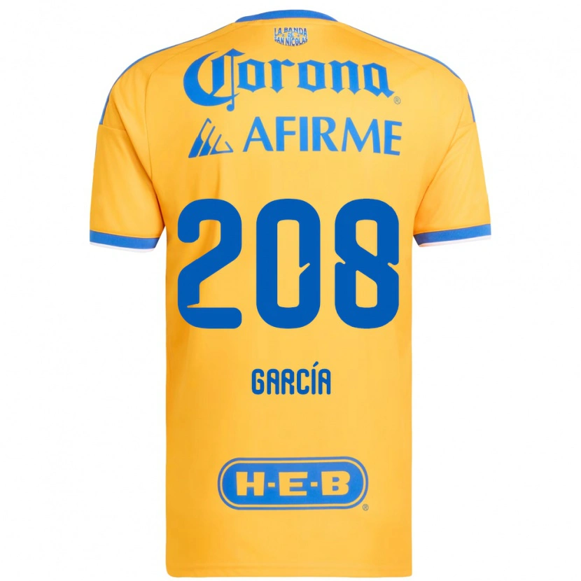 Danxen Damen Ángel García #208 Gelb Blau Heimtrikot Trikot 2026/27 T-Shirt
